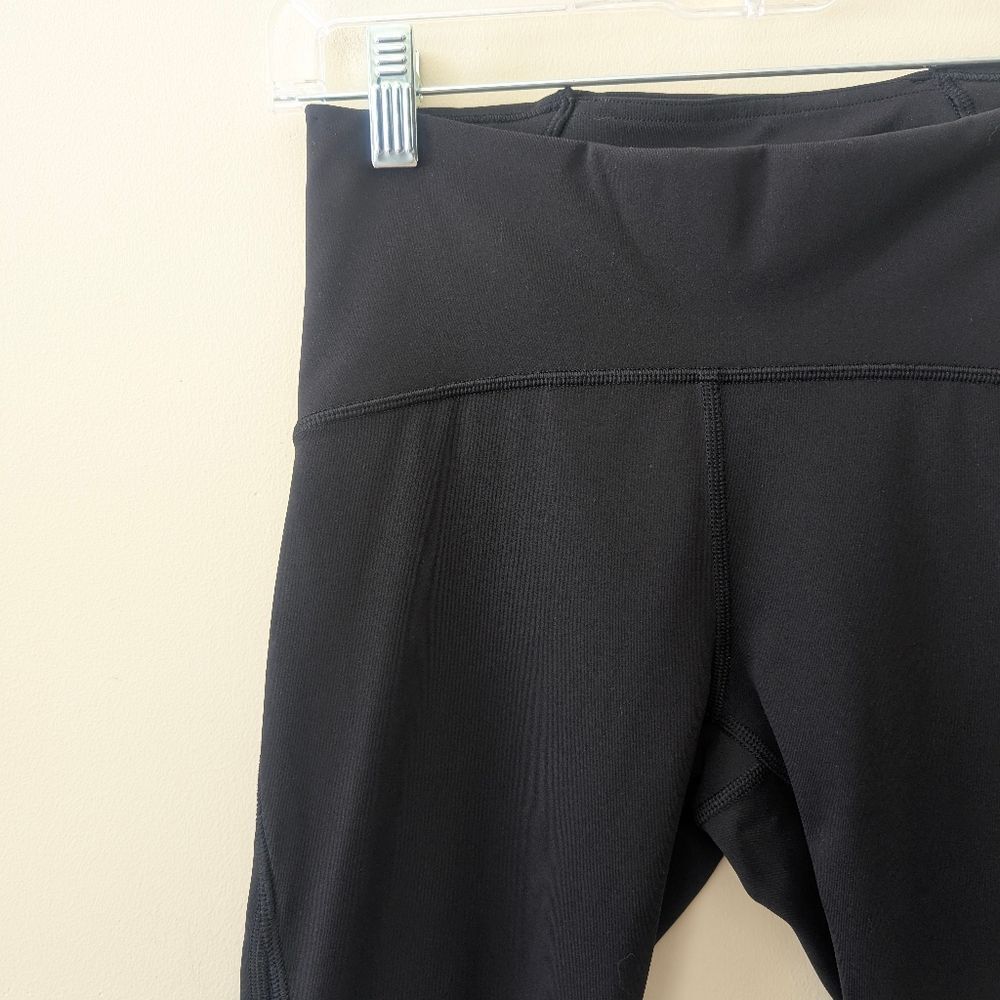 Lululemon Train Times Crop 17" Black Size 6 - Picture 5 of 7
